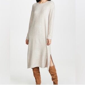 Line & Dot Long Sleeve Sweater Dress